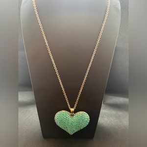 Traci Lynn Heart Necklace
